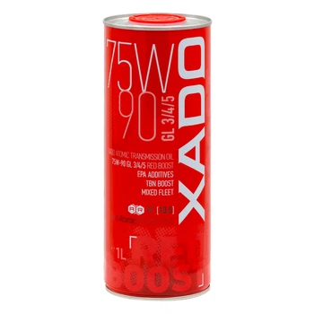 Трансмиссионное масло XADO 75W-90 GL 3/4/5 Red Boost 1 л XA 26118
