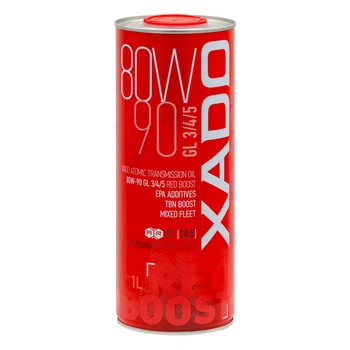 Трансмісійна олія XADO Atomic Oil 80W-90 GL-3/4/5 Red Boost 1 л XA 26119