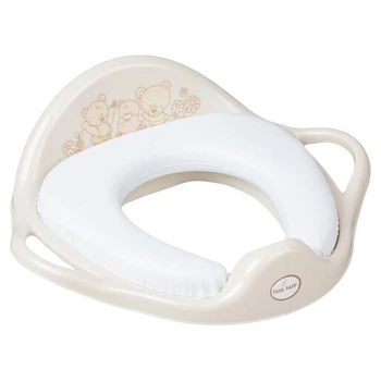 Накладка на унітаз м'яка Tega TEDDY BEAR Soft Toilet trainer MS-020-119 (бежевий)