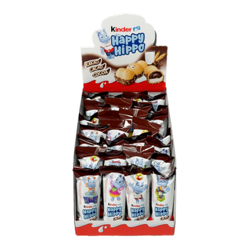 Набор Батончик 28шт Kinder Happy Hippo Cocoa 20.7g