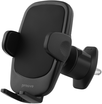 Автотримач для телефона Proove Soft Lock Air Black (555430001)