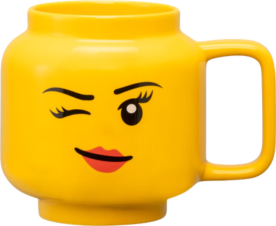 Кружка Lego Girl керамическая желтая 530 мл (5711938247621)