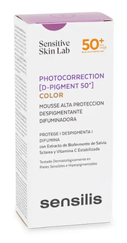 Крем для обличчя Sensilis Photocorrection D-Pigment SPF50+ Color сонцезахисний 40 мл (8428749908005)