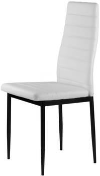 Zestaw krzeseł do kuchni i salonu ModernHome by Multistore 4 szt biały (KE01-WHITE)