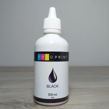 Чернила для пищевых струйных принтеров EPSON FOODPRINT Ink Piezo Black, 100 мл (X-1786)