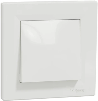 1-клавишный перекрестный выключатель Schneider Electric Asfora 10A Белый с рамкой (EPH0500121)
