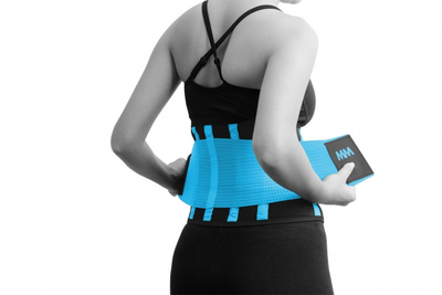 Пояс компрессійний MadMax MFA-277 Slimming belt Black/turquoise S