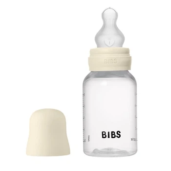 Детская бутылочка BIBS Ivory Round Silicone 150 мл.