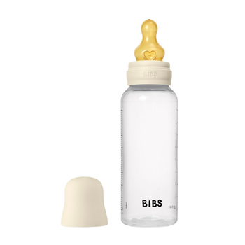 Дитяча пляшечка BIBS Ivory Round Latex 270 мл.