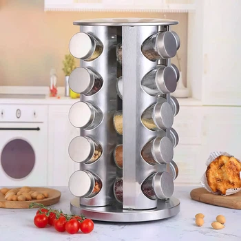 Подставка карусель для специй Spice Carousel, 20 емкостей Круглая