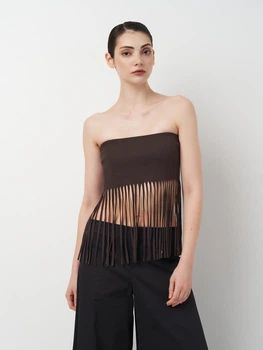 Футболка женская Zara 8547/717 M Коричневая (00085047717036)