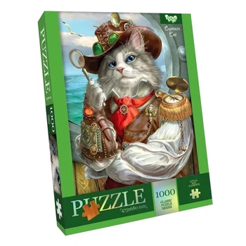 Пазл класичний Danko Toys C1000-12-09 Captain Cat 1000 елементів Різнобарвний (94399)