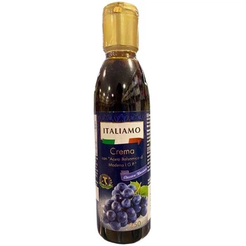 Крем соус з Бальзамічним оцтом Italiamo Crema con Aceto Balsamico di Modena igp Classica Італьямо Класичний 250мл