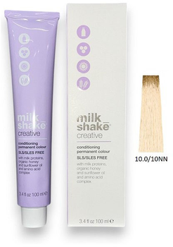 Farba do włosów Milk Shake Creative bez amoniaku 10.0/10NN Platynowy najjaśniejszy blond 100 ml (8032274058687)