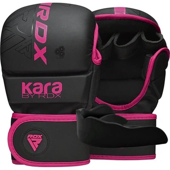 Перчатки для ММА RDX Греплинговые перчатки F6 MATTE PINK PLUS-XS/S (капа в комплекте) Розовые (GSR-F6MP-XS/S+)