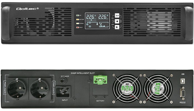 UPS Qoltec RACK 2000VA 2000W LCD USB (5901878522869)