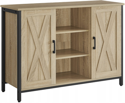 Komoda Leobert 100 x 35 x 70 cm dąb sonoma (5903332086306)