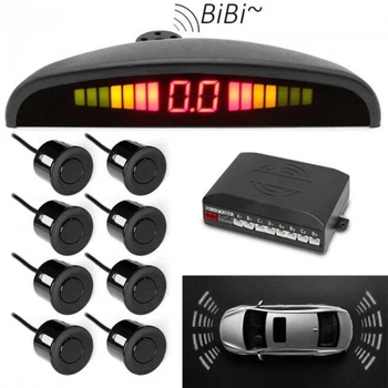 Паркувальна система на 8 датчиків паркування Assistant Parking Sensor, парктронік з дисплеєм та датчиками ASSPS-8