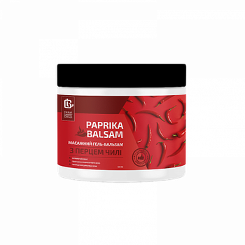 Масажний гель-бальзам dr.Clinic з перцем чилі Paprika Balsam 500 мл