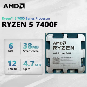 Процессор AMD Ryzen 5 7400F (3.7GHz 32MB sAM5, Tray)