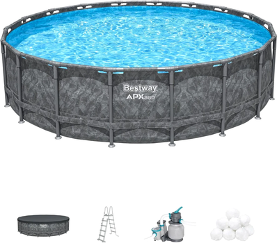 Каркасний басейн Bestway APX 365 549 x 132 см 18 FT (6941607365700)