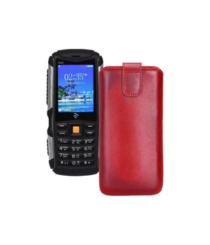 Витяжка з екошкіри для телефону 2E R240 Червоний