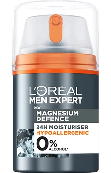 Крем для обличчя L'Oreal Paris Men Expert Magnesium Defence 24H зволожувальний 50 мл (3600524030186 / 3600524032159)