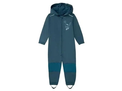 Комбинезон софтшелл бирюзовый Динозавры Lupilu 74-80см (400099750)
