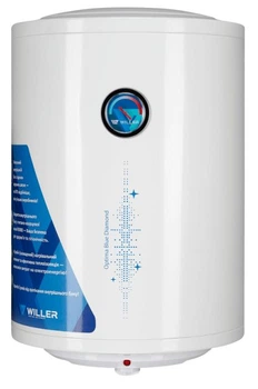 Водонагрівач WILLER EV50DR optima 2-ТЕНи, 2000 Вт, 50 л, Сухий ТЕН, білий 140723