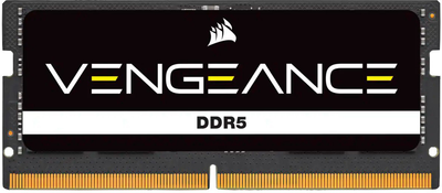 Оперативна пам'ять Corsair SO-DIMM DDR5-4800 8192MB PC5-38400 Vengeance Black (CMSX8GX5M1A4800C40)