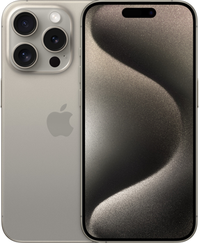 Мобільний телефон Apple iPhone 15 Pro 1TB Natural Titanium (REF A+) (2QMTVF3)