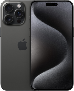 Мобільний телефон Apple iPhone 15 Pro Max 1TB Black Titanium (REF A) (2AMU7G3)