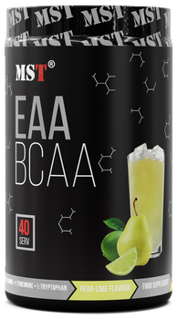 MST EAA BCAA Zero Комплекс Амінокислот без цукру - 520г Груша Лайм (4260641162901)