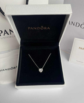 Pandora підвіска блискуче серце + пакування у подарунок