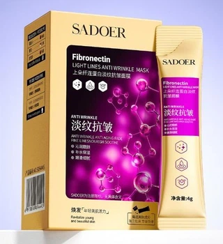 Ночная маска для лица SADOER Fibronectin Anti Wrinkle Mask с фибронектином 4мл