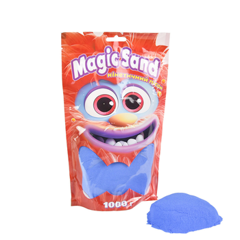Кінетичний пісок Strateg Magic sand у пакеті 39404-9 синій, 1 кг 4808876