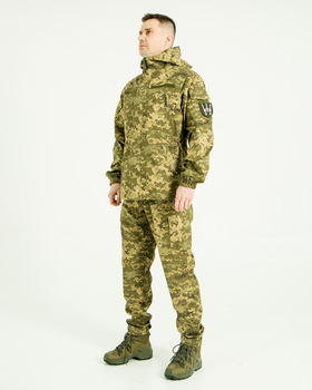 Костюм Гірка НП камуфляжний Піксель, куртка з капюшоном, тканина грета, 52