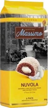 Тістечко Maestro Massimo Nuvola Coconut з кокосовим кремом 300 г (805070432202)