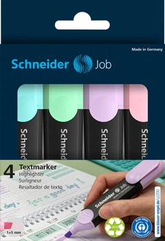 Набор маркеров текстовых Schneider Job 150 1-4.5 мм в блистере 4 шт (S115098)