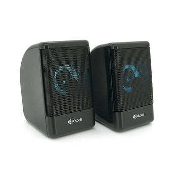 Колонки 2.0 Kisonli L-8080 USB 3.5mm 2x3Вт 20Гц-20КГц 20x11x13см