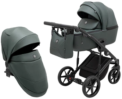 Коляска 2 в 1 Adamex Mobi Air Thermo New ECO SA-29 темно-зеленый