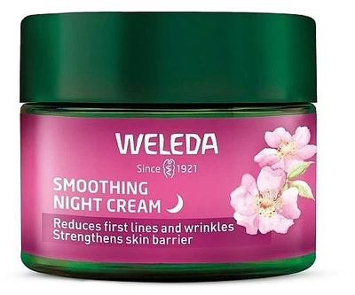 Розгладжуючий нічний крем з шипшиною та білим чаєм - Weleda Smoothing Night Cream 40ml (40ml) (1242911-1144950891-2)