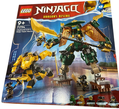 Zestaw klockow LEGO Ninjago Druzyna mechow ninja Lloyda i Arina 764 elementy (71794) (955555907841892) - Outlet