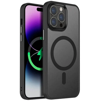 Чохол Ummi Colorful with MagSafe для iPhone 14 Pro Max для телефону магнітна зарядка Айфон 14 про макс Black