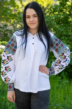 Жіноча вишиванка V&V Казкова S Білий (301029193-001)