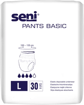 Труси поглинальні для дорослих Seni Pants Basic Large 30 шт (5900516802745)
