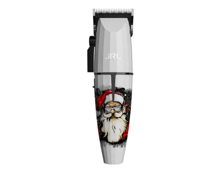 Профессиональная машинка для стрижки JRL Onyx White Santa Clause Limited Edition 10 насадок цвет белый