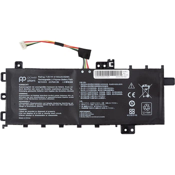 Аккумулятор PowerPlant для ноутбуков Asus VivoBook 14 (B21N1818) 7.6V 4150mAh (NB431946)