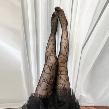 Жіночі брендові колготки в сіточку Honey Fashion Accessories One Size чорний (1-223)