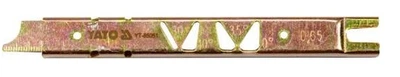 Шаблон заточки ограничителя зубов цепи YATO глубина 0.65мм угол 10/30/35° YT-85051